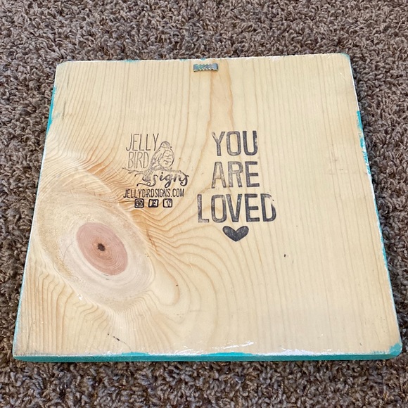 Jelly Bird Signs “You Brighten My Whole Day” wood painted sign - like new - Picture 2 of 4